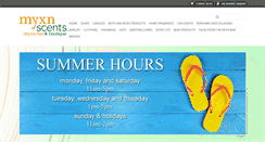 Desktop Screenshot of myxnscents.com
